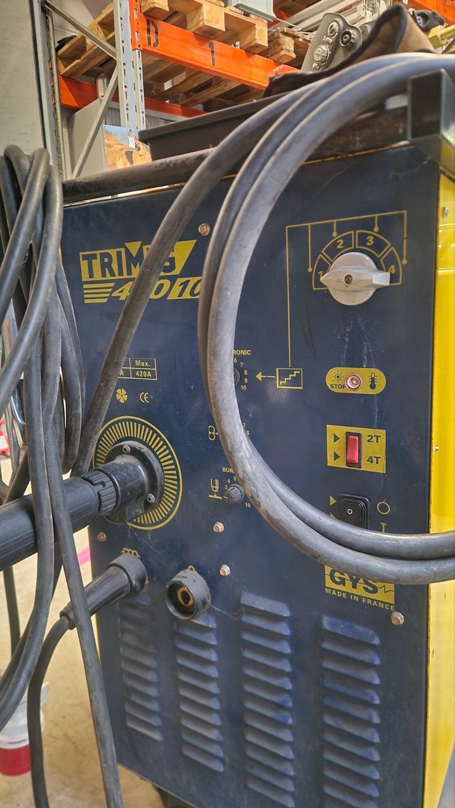 GYS Trimig 420.10 MIG/MAG Lasapparaat, Bricolage & Construction, Enlèvement, Utilisé, 250 ampères, CO2