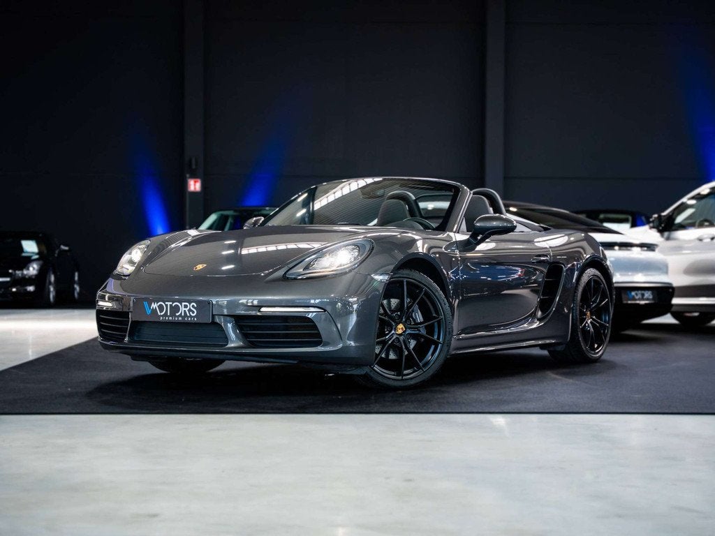 Porsche 718 Boxster 2.0 PDK - Agate Grey - Full Service Hist, 158 g/km, Gebruikt, 4 cilinders, Cabriolet