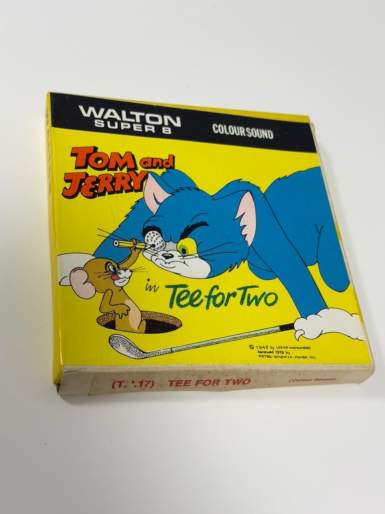 Walton Super 8 Tom Jerry Tee for Two 8mm film compleet boxed, Ophalen of Verzenden, 8mm film