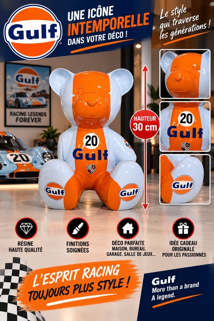 OURS GULF DÉCO – 30 CM, Enlèvement ou Envoi, Neuf