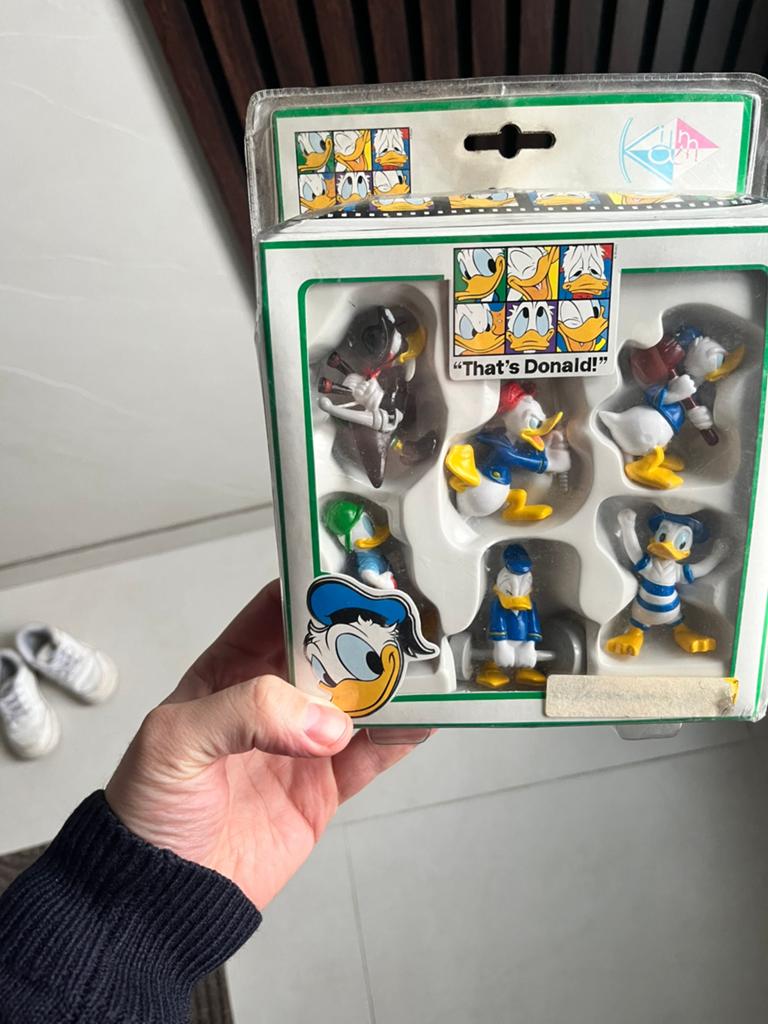 Donald Duck That's Donald set met 6 figuren  vintage, Verzamelen, Ophalen, Zo goed als nieuw