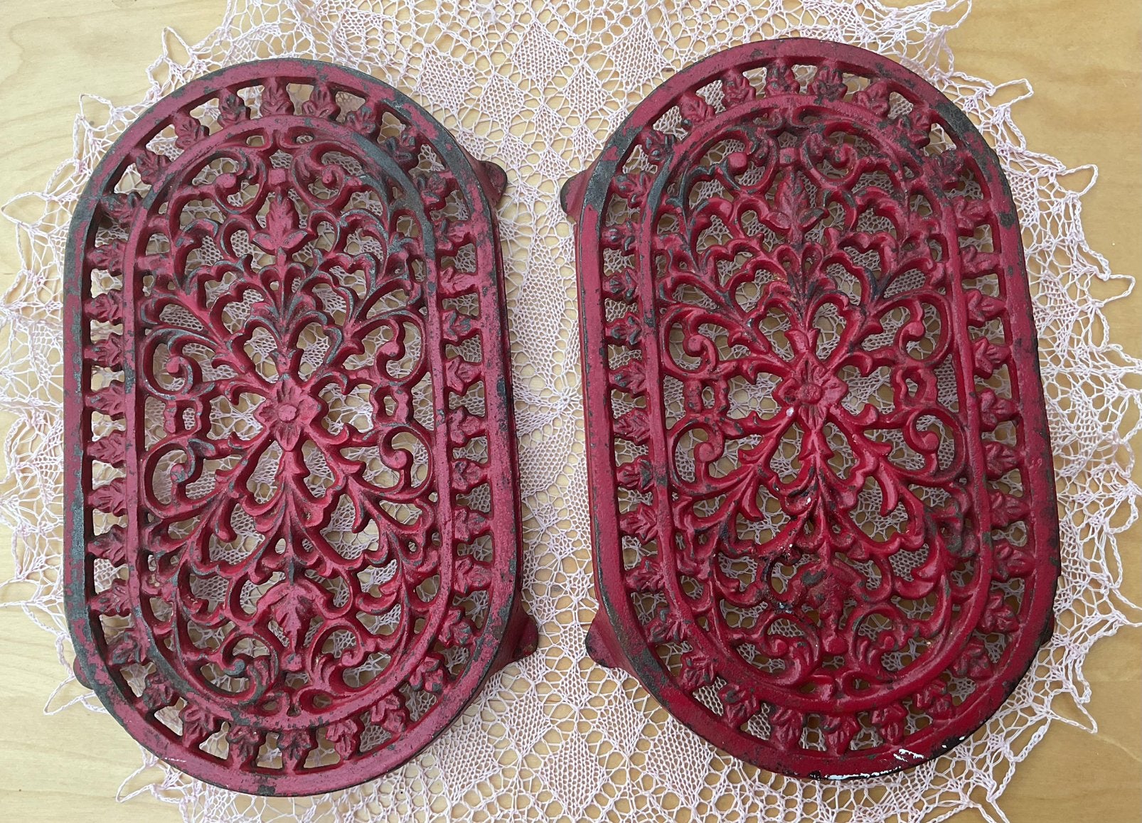 Anciens dessous de plats en fonte, Enlèvement, Dessous de plat, Utilisé
