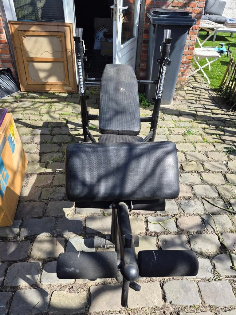 Fitnessbank met baar, Sport en Fitness, Ophalen