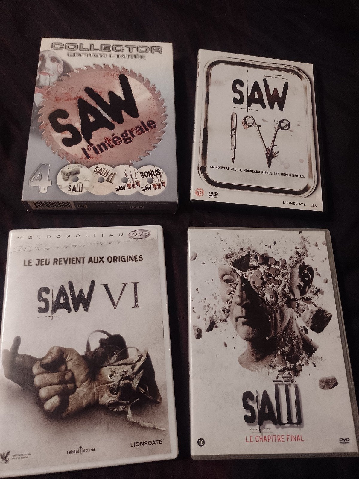 A vendre en dvd Saw, CD & DVD, Enlèvement ou Envoi, Psychologique, Anglais, À partir de 12 ans
