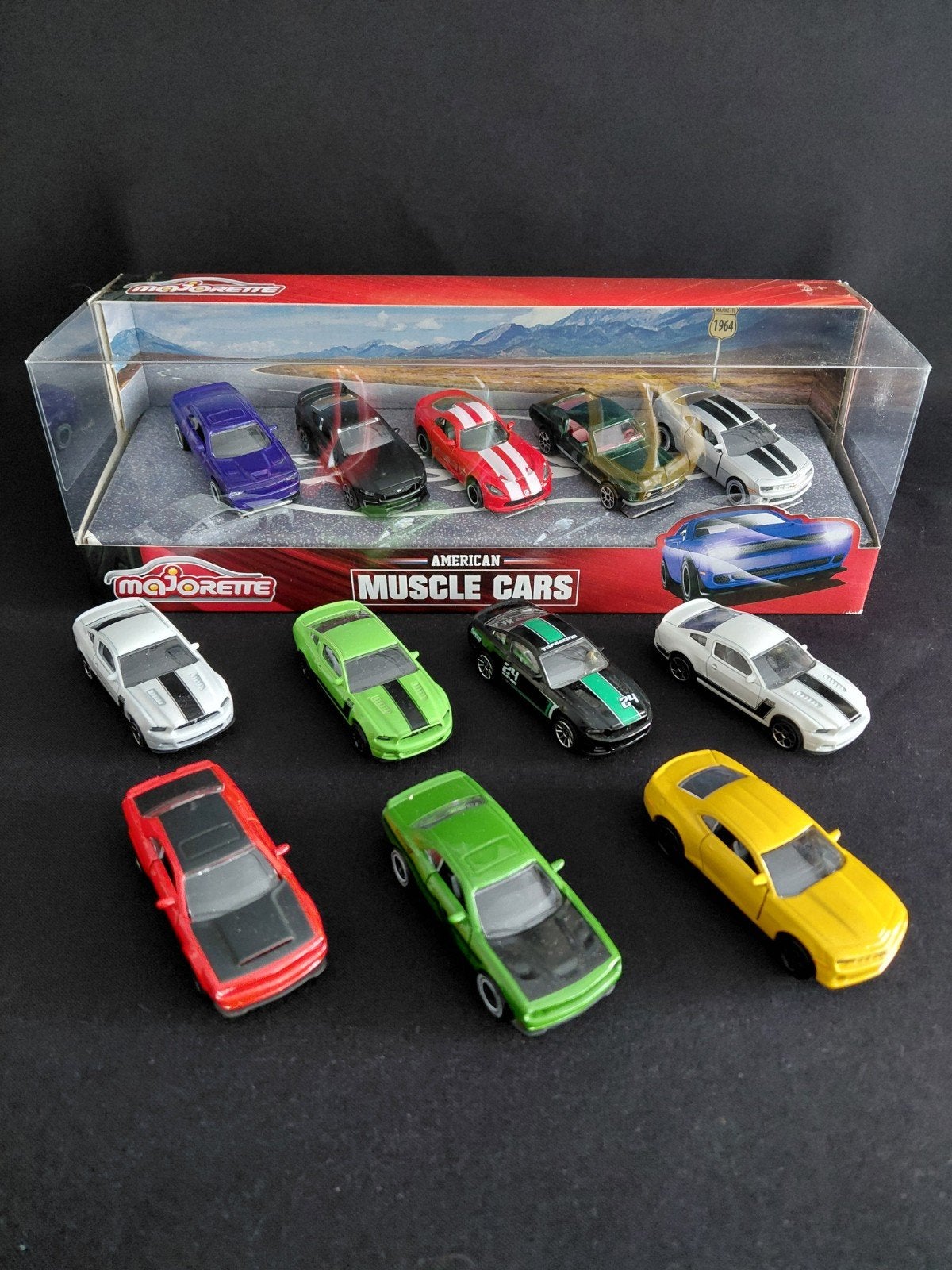 Majorette American Muscle cars 1/64, Enlèvement ou Envoi, Comme neuf, Voiture