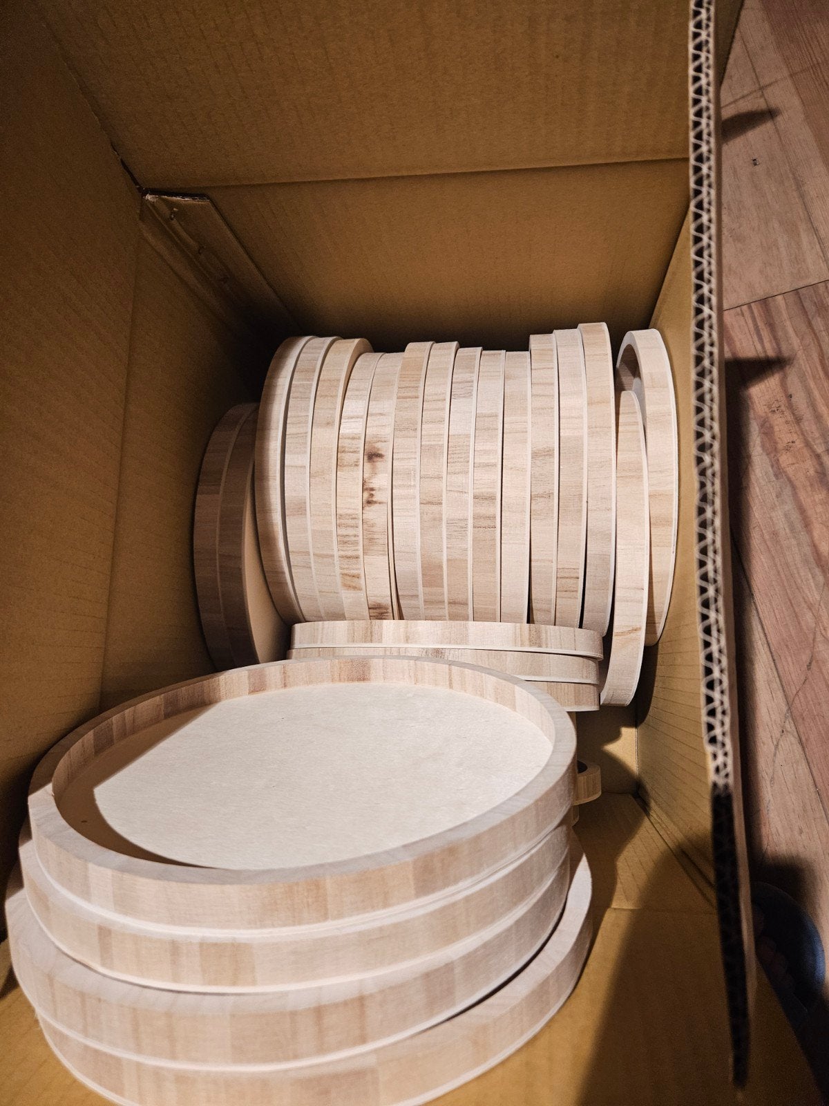 lot houten schotels, Ophalen, Nieuw, Hout