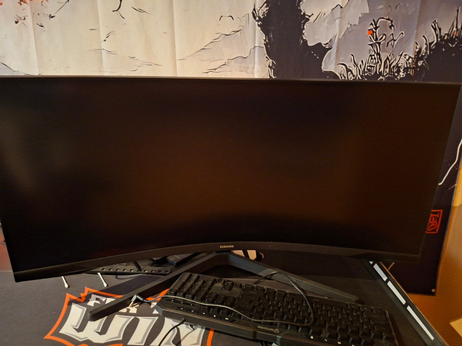 curved gamingmonitor samsung, Computers en Software, Monitoren, Ophalen, Zo goed als nieuw, Samsung