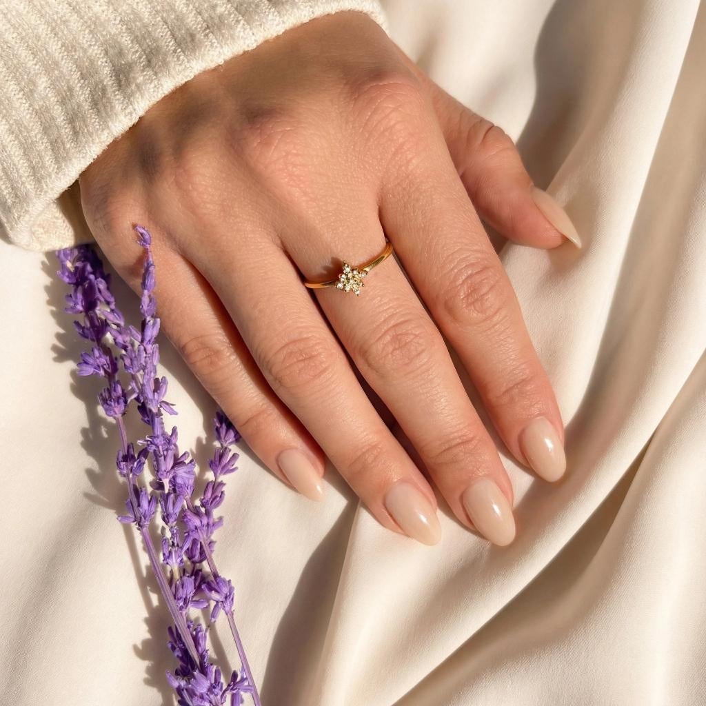 NIEUWE sterling silver 3micron gold plated ring te koop, Verzenden, Nieuw, Kleiner dan 17, Dame