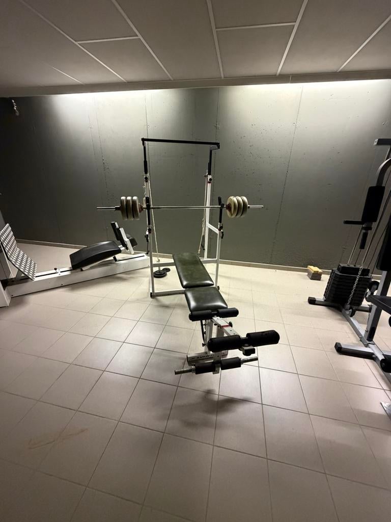 Benchpress uitrusting, Sport en Fitness, Fitnessmaterialen, Ophalen, Gebruikt