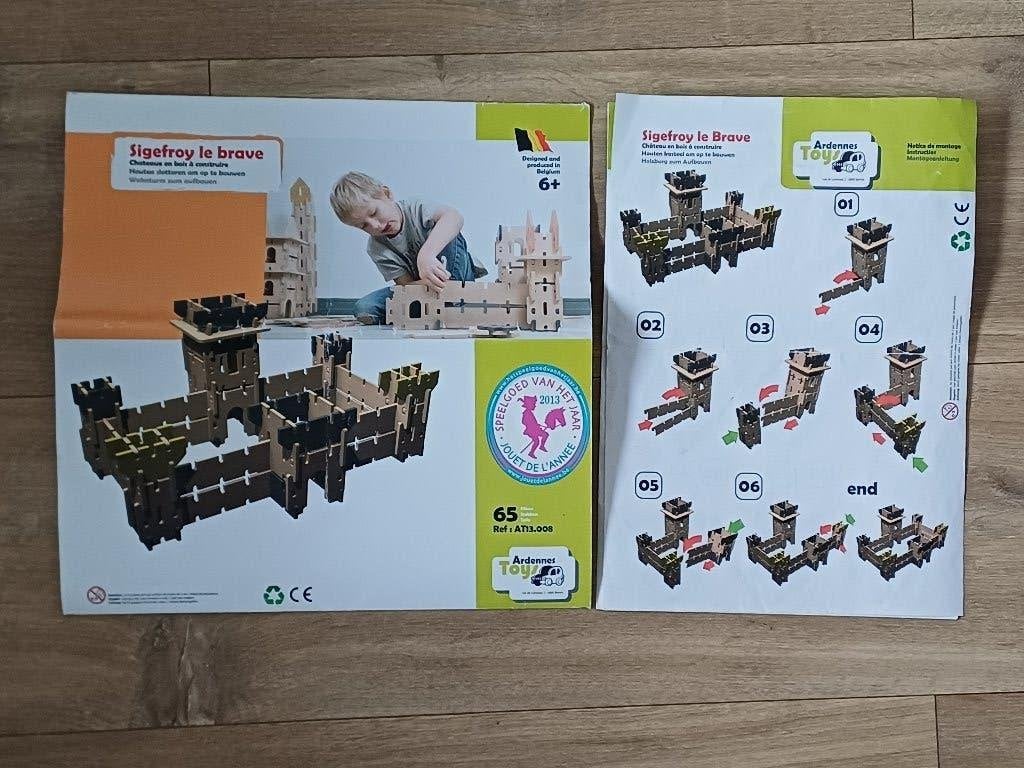 Château en bois Ardennes Toys - S. Le Brave, Enlèvement ou Envoi, Utilisé