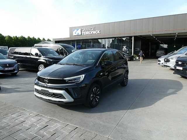 Opel Crossland 1.2 i benzine 130pk Automaat Elegance Camera, Auto's, Zwart, Bedrijf, 5 zetels, Parkeersensor