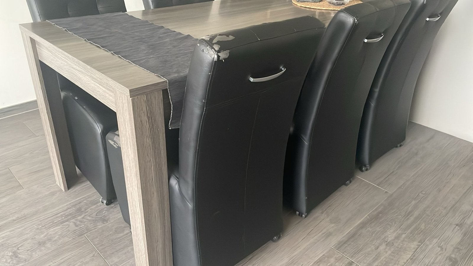 Eettafel met stoelen, Huis en Inrichting, Tafels | Eettafels, Ophalen, Gebruikt
