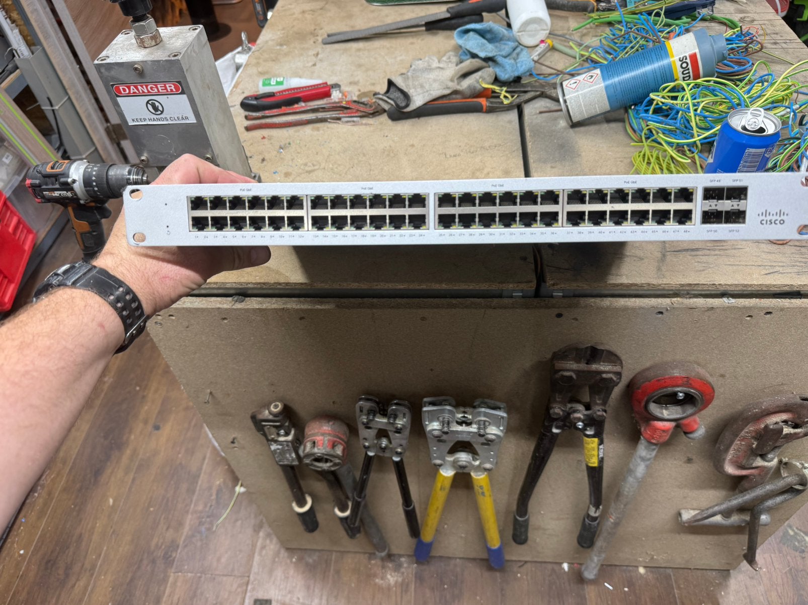 Cisco Meraki MS120-48LP poe switch, Computers en Software, Netwerk switches, Ophalen