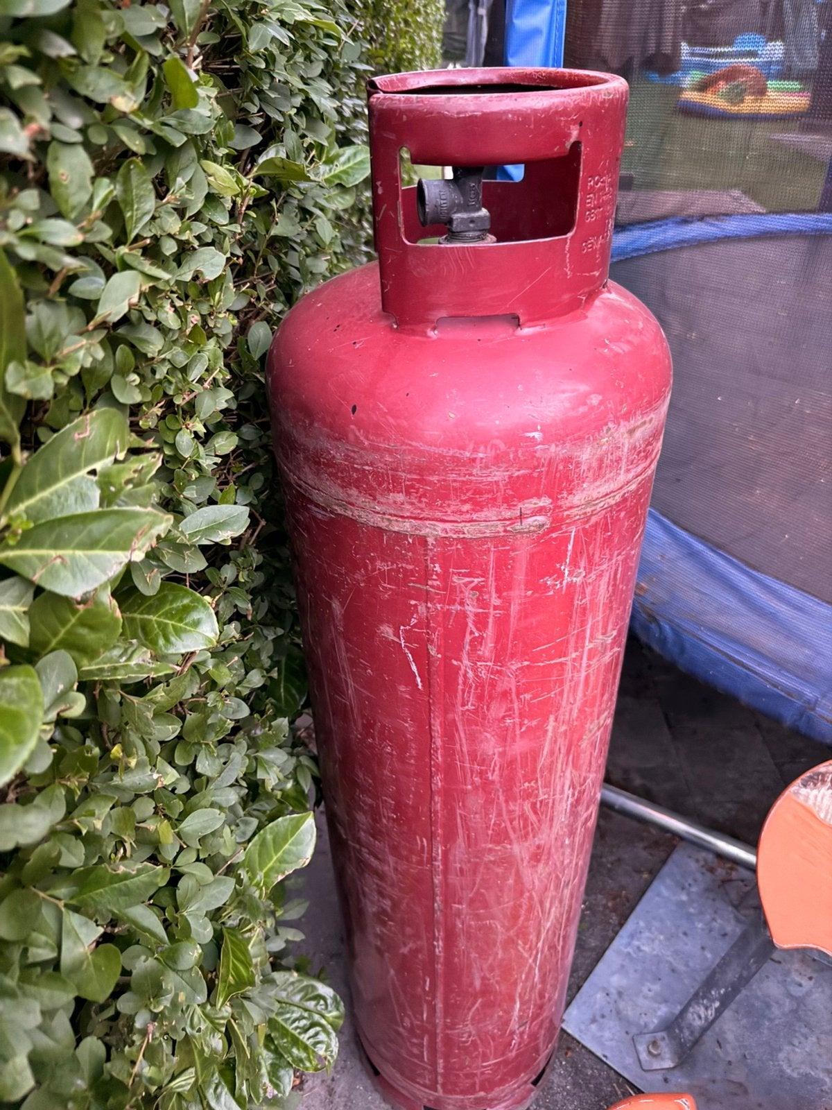 Gasfles voor statiegeld of DIY bbq, Ophalen, Gebruikt