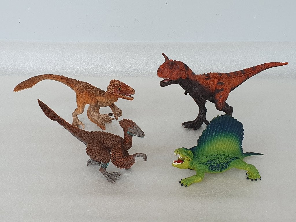 Lot van 4 Schleich dinosaurussen (2015-2016), Verzamelen, Speelgoed, Ophalen of Verzenden, Gebruikt