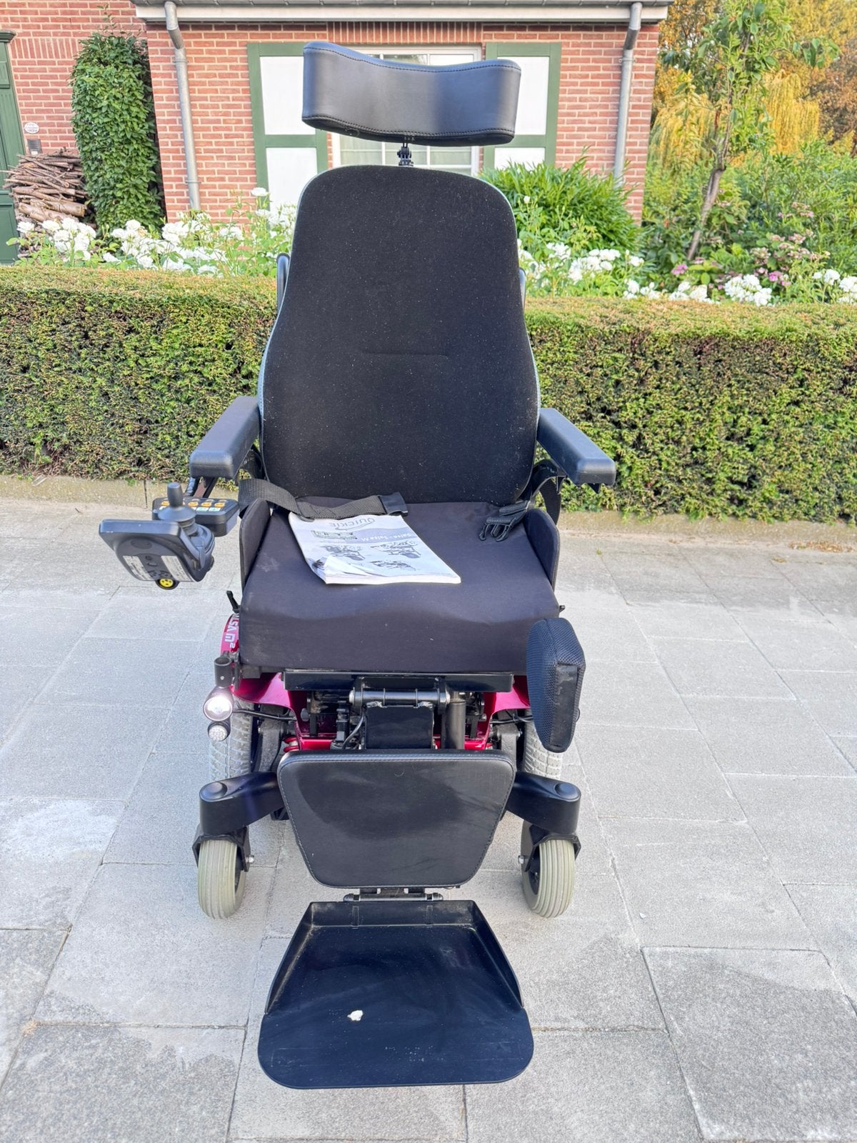 Chaise roulante Sunrise Quickie Salsa M fauteuil électrique, Divers, Enlèvement ou Envoi, Pliant, Comme neuf, Fauteuil roulant électrique