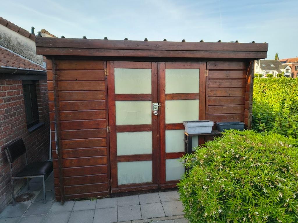 HOUTEN TUINHUIS, Met overkapping, Hout, Ophalen, Minder dan 250 cm