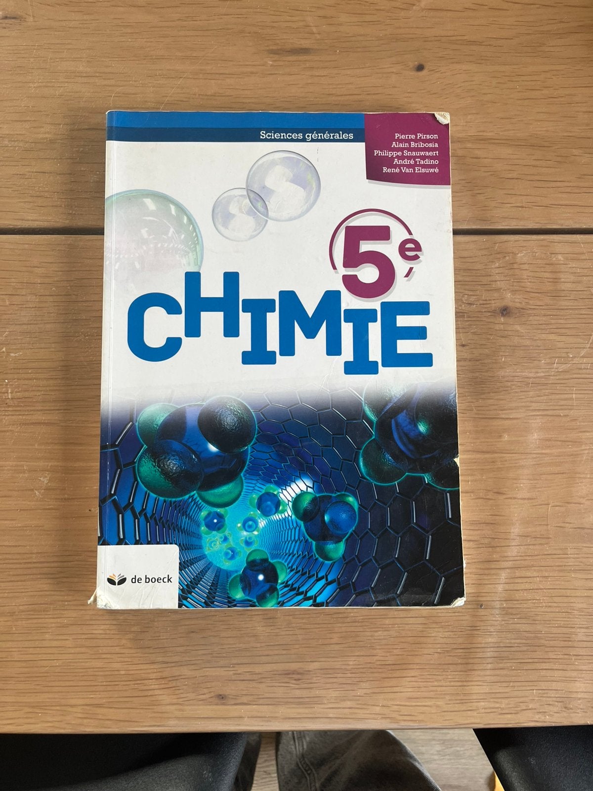 Chimie 5eme, Livres, Enlèvement ou Envoi, Utilisé, Secondaire, Chimie