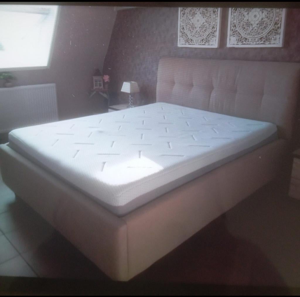 Chambre à coucher, Beige, 200 cm, Deux personnes, 140 cm