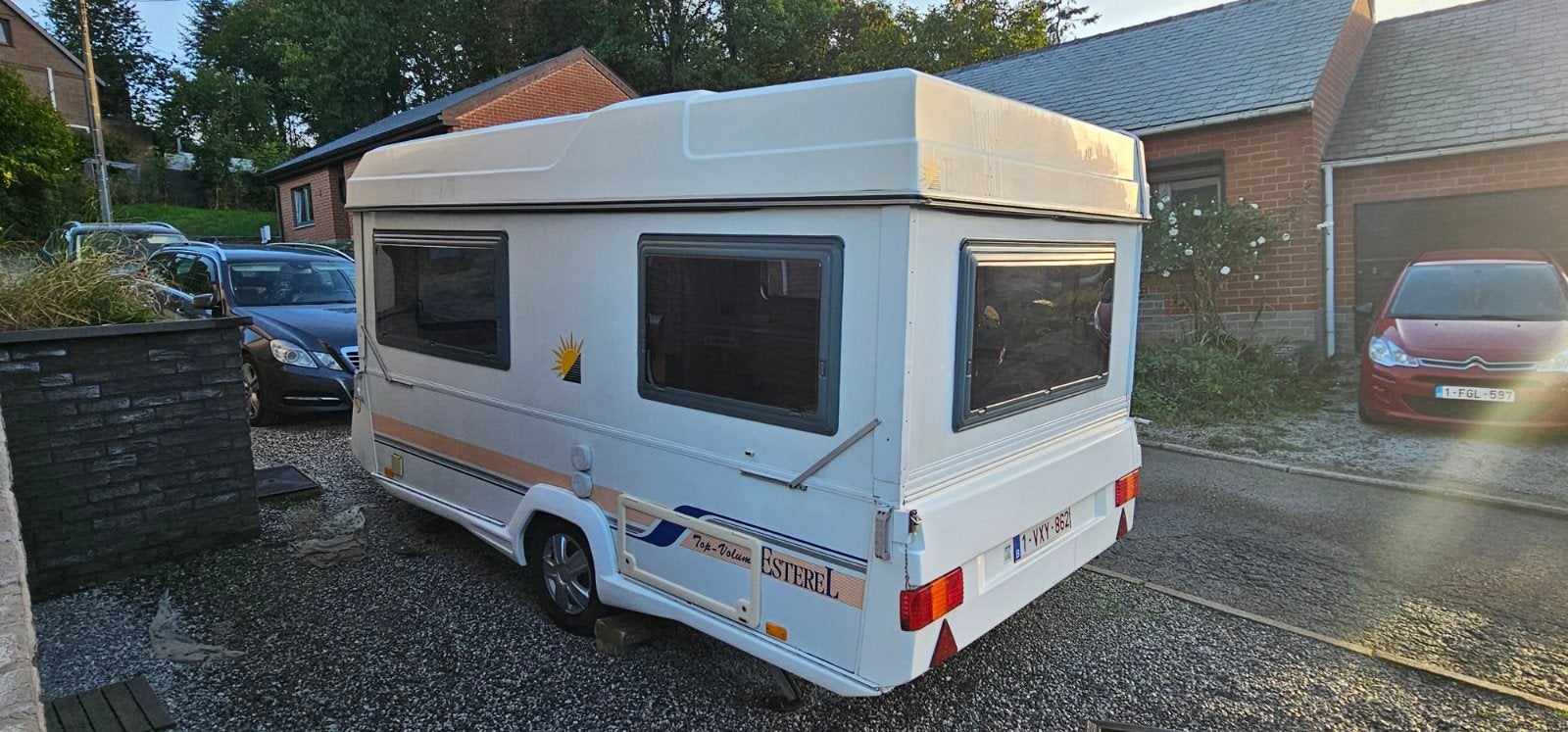 Caravane pliante Esterel Top Volume 39 avec Coin WC, Particulier, Auvent, Esterel