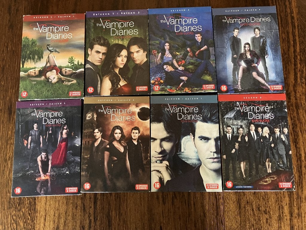 The Vampire Diaries, 8 seizoenen, Enlèvement ou Envoi, Coffret, Comme neuf, Autres genres