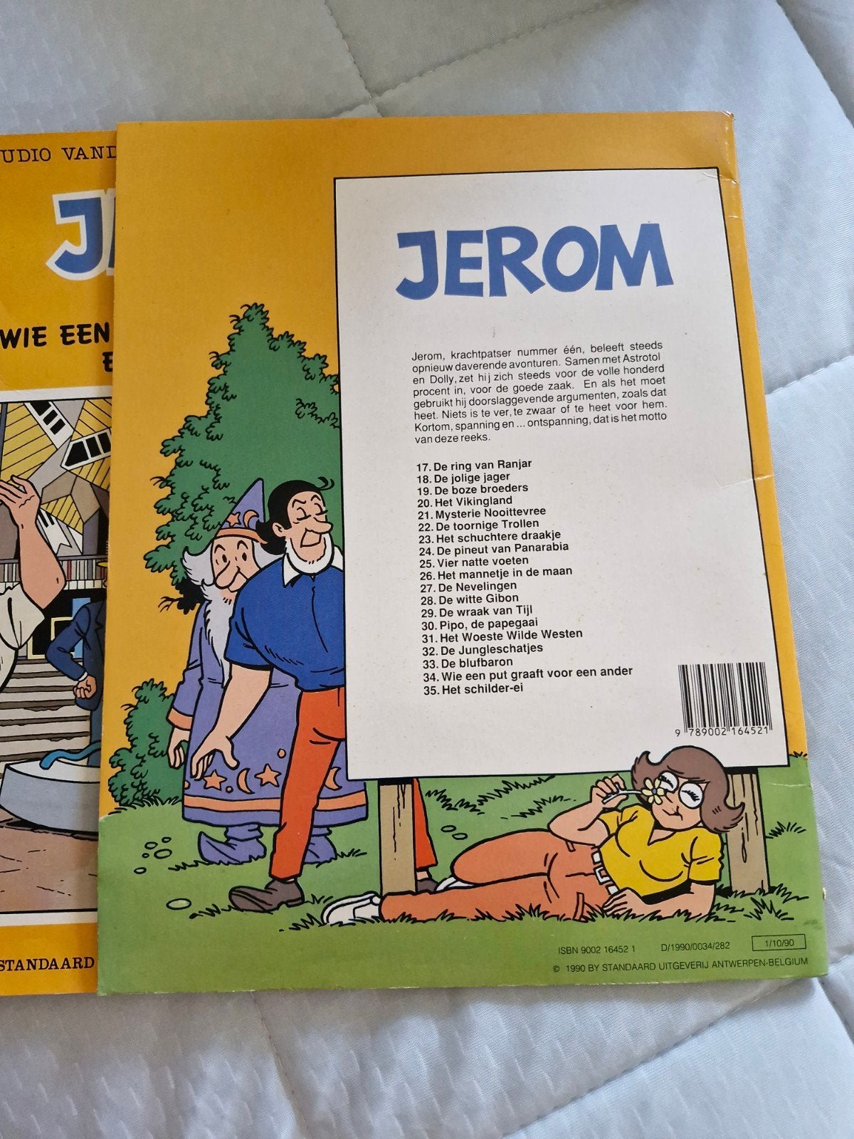 Reeks van 5 Jerom strips gele reeks, Enlèvement ou Envoi, Willy Vandersteen