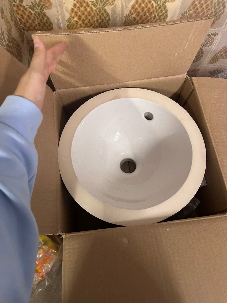Kleine waskom onderbouw villeroy & Boch, Ophalen, Nieuw, Wastafel