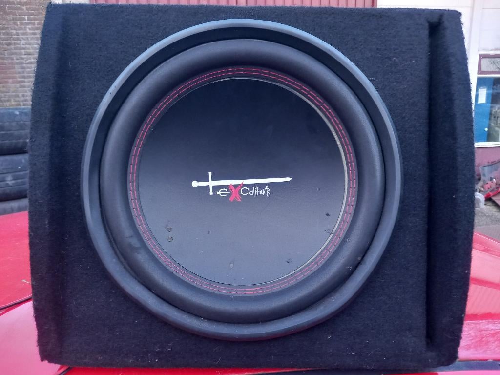 Subwoofer met versterker eXcalibur X280.2 set, Auto diversen, Autospeakers, Gebruikt, Ophalen of Verzenden
