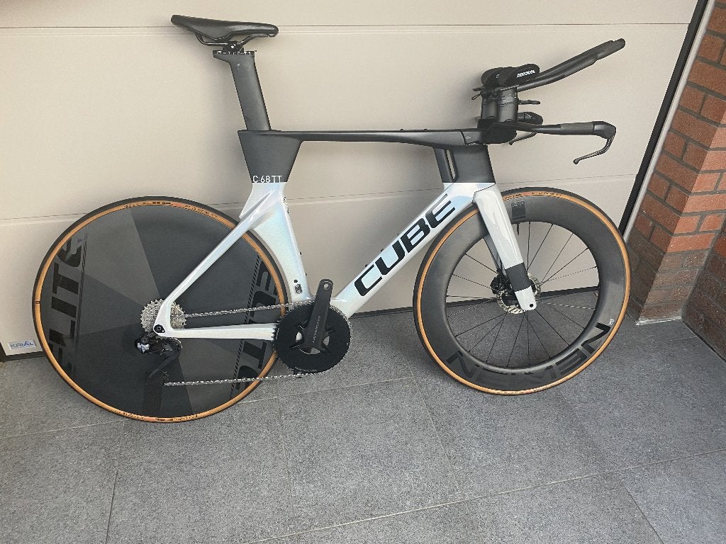 Tijdritfiets Cube C:68 TT - Triatlon - Disc brake, Autres marques, 57 à 61 cm, Comme neuf, Enlèvement