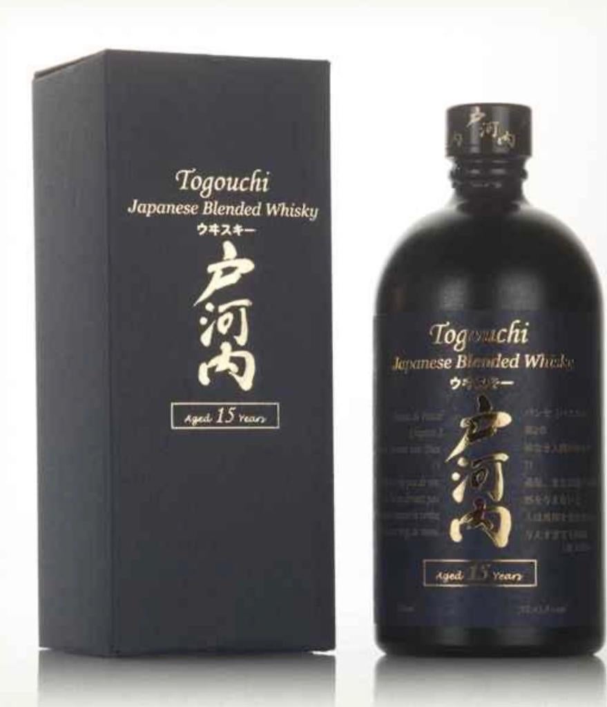 TOGOUCHI 15 YEARS JAPANESE WHISKY - 0,7 LT, Collections, Envoi