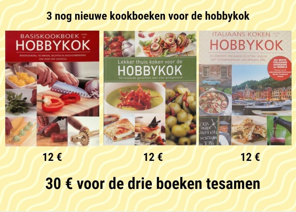 NIEUWE KOOKBOEKEN VOOR DE HOBBYKOK, Boeken, Kookboeken, Ophalen of Verzenden, Nieuw