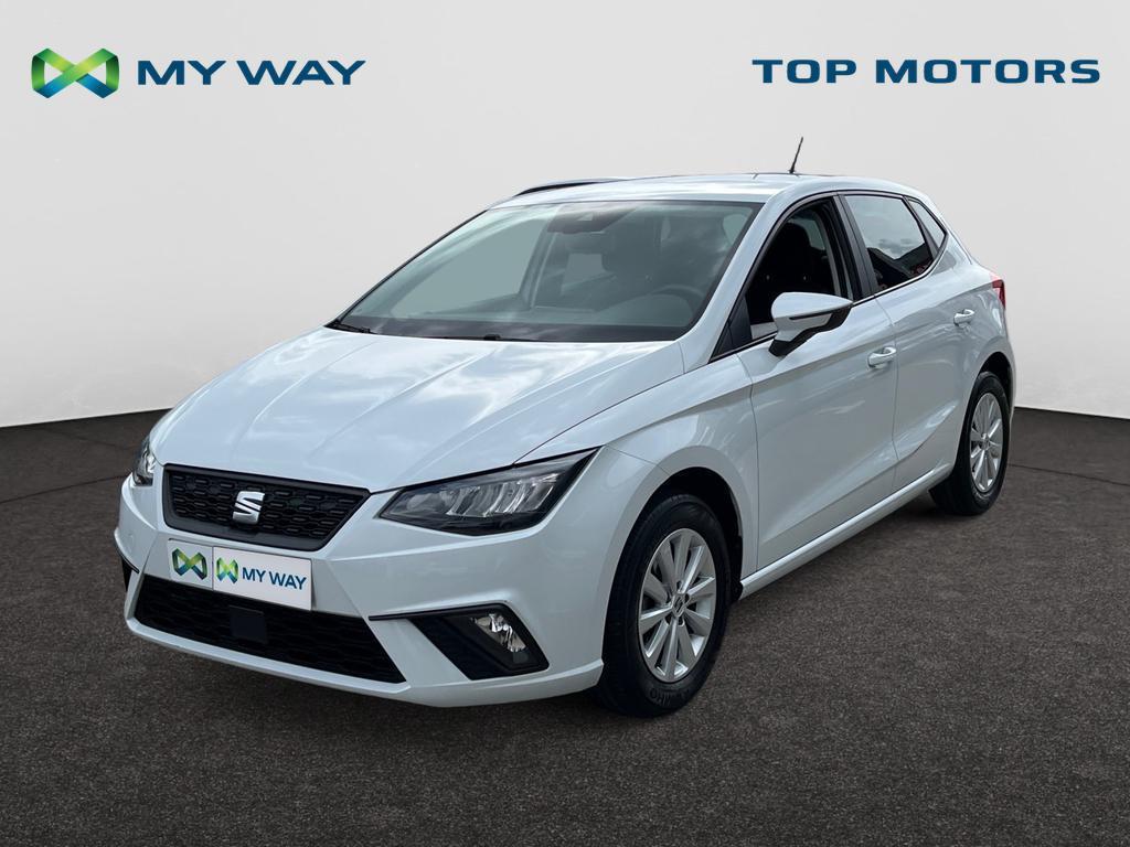 Seat Ibiza 5P/D GARANTIE*80PK*CARPLAY*SENSOREN A*AIRCO*LED L, Auto's, Seat, Airbags, Handgeschakeld, https://public.car-pass.be/vhr/7dc2f8e8-7f37-4eb0-998a-dff63cc3384e