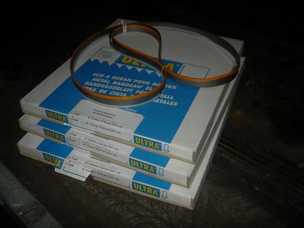 Bandzaag / Lintzaag metaal 2700x27x0.9 5/8T, Doe-het-zelf en Bouw, Gereedschap | Zaagmachines, Ophalen, Nieuw, Lintzaag