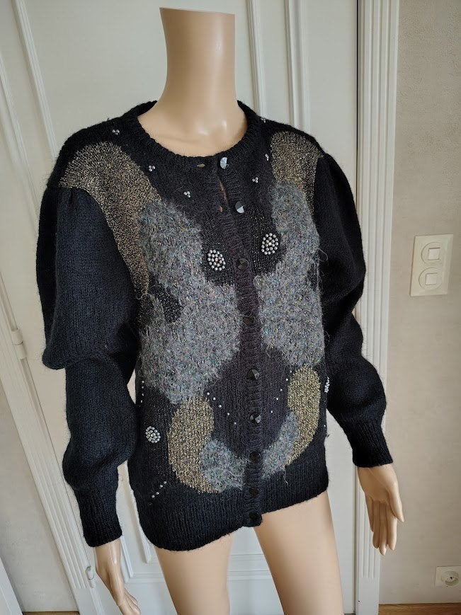 vintage trui met pareltjes, Vintage, Envoi