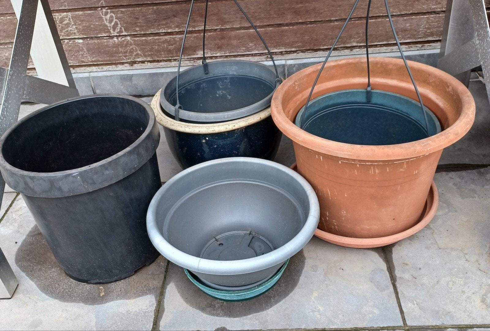verschillende tuin bloempotten., Jardin & Terrasse, Enlèvement, Utilisé, Balcon