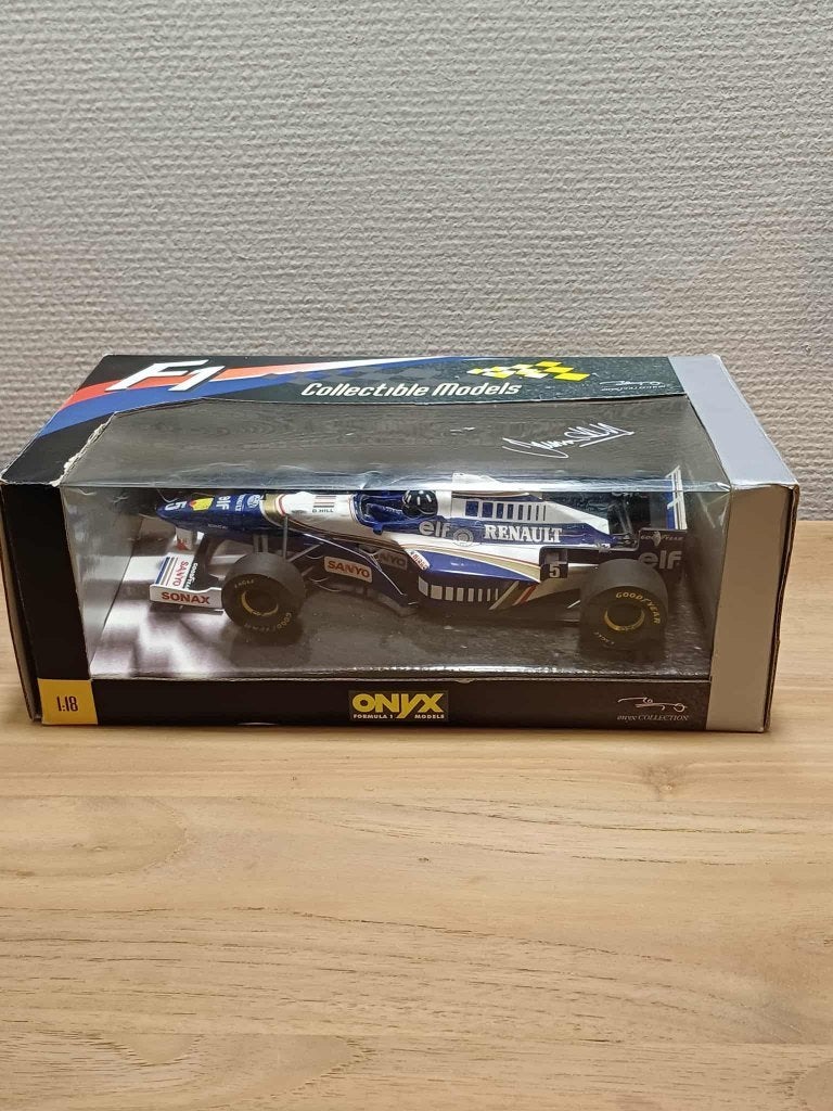 Onyx F1 Williams Renault FW18 Damon Hill Signature, Hobby en Vrije tijd, Ophalen, Nieuw, Auto