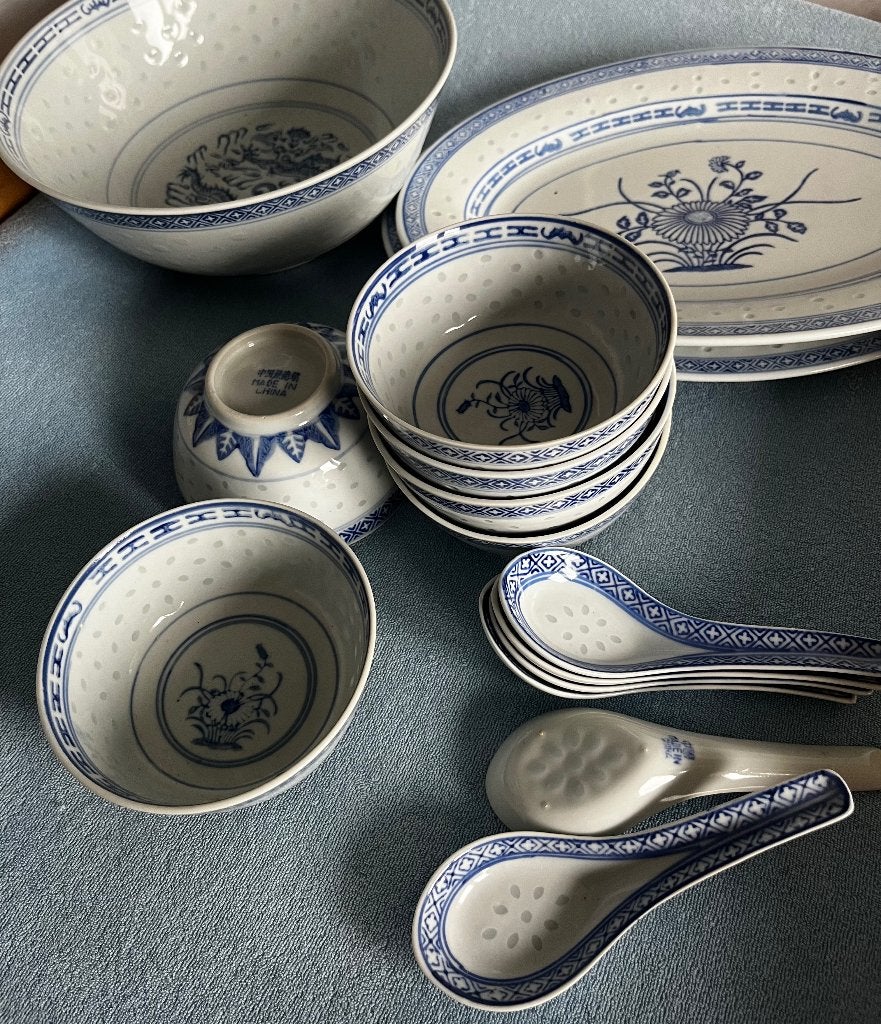 Setje Chinees servies, Ophalen, Aziatisch, Overige merken, Zo goed als nieuw