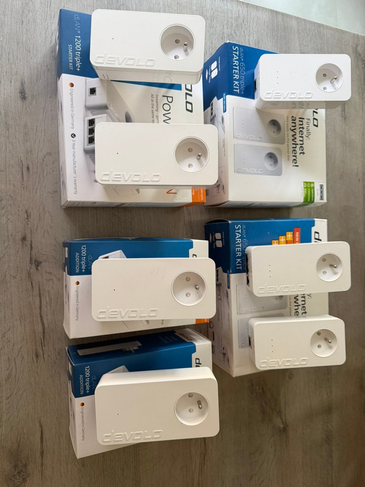 Devolo Powerline pakket – 1200 triple+ & 650 triple+, Enlèvement, Utilisé