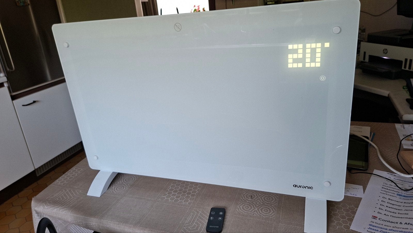 Elektrische convector verwarming 2000W als nieuw met afst bd, Ophalen, Zo goed als nieuw