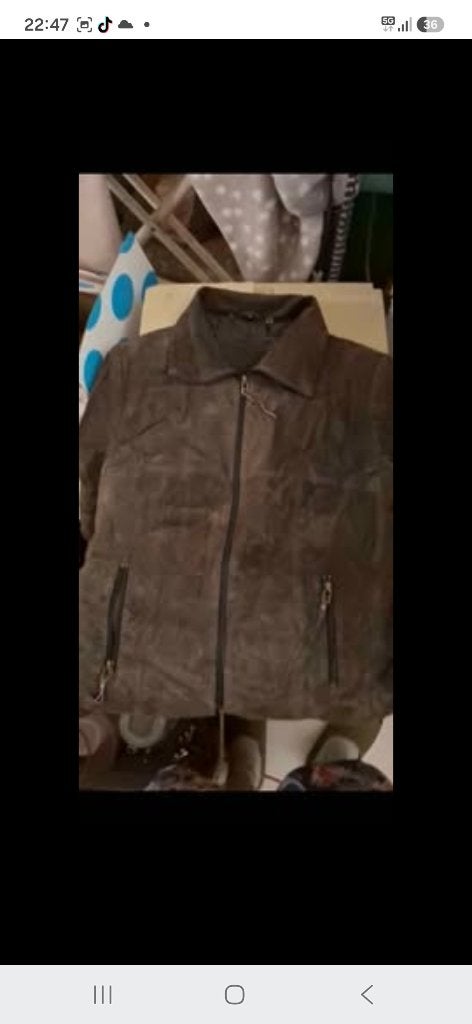 Suède leren dames jasje, Vêtements | Femmes, Vestes & Costumes, ANDERE, Taille 38/40 (M), Brun, Enlèvement
