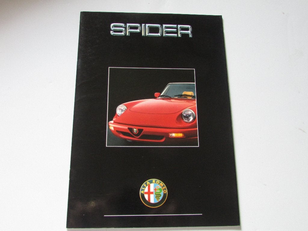 ALFA ROMEO SPIDER 2.0 : BROCHURE, Livres, Enlèvement ou Envoi, Alfa Romeo, Comme neuf, Alfa Romeo