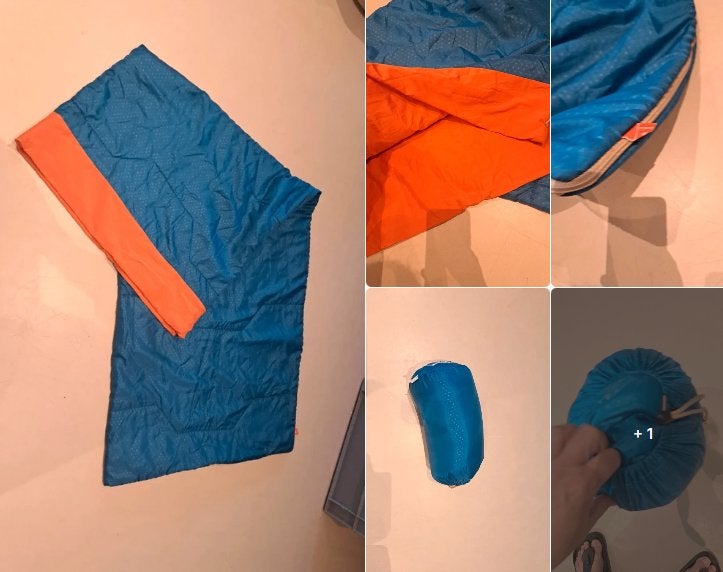 Volwassen slaapzak, Caravans en Kamperen, Ophalen, Gebruikt