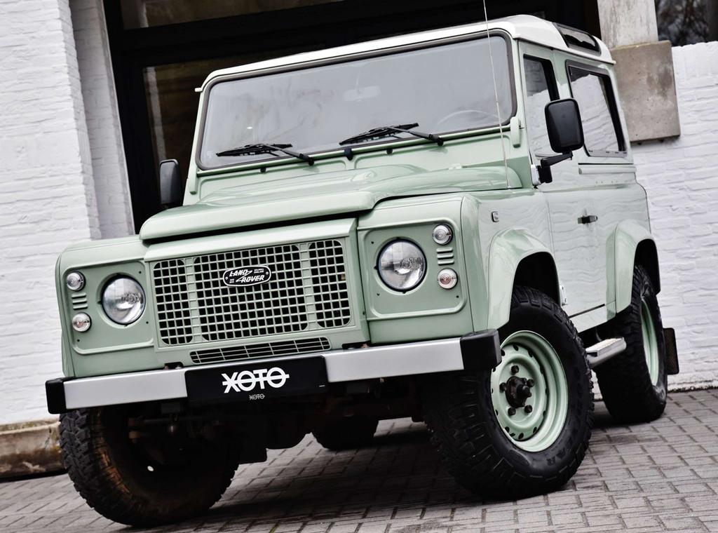 Land Rover Defender 90 HERITAGE LIMITED EDITION (bj 2015), 90 kW, Euro 5, Gebruikt, Beige