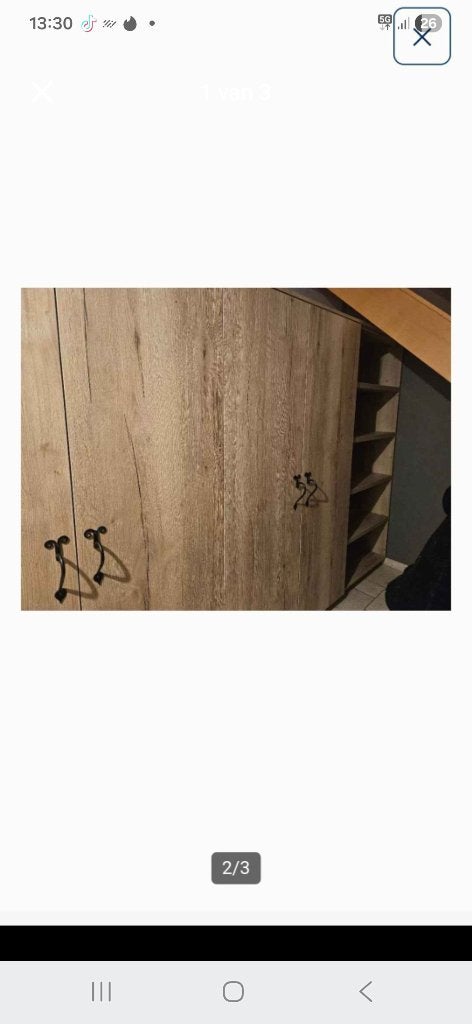 Armoire personnalisée comme neuve, Maison & Meubles, 200 cm ou plus, Comme neuf, Enlèvement, 200 cm ou plus