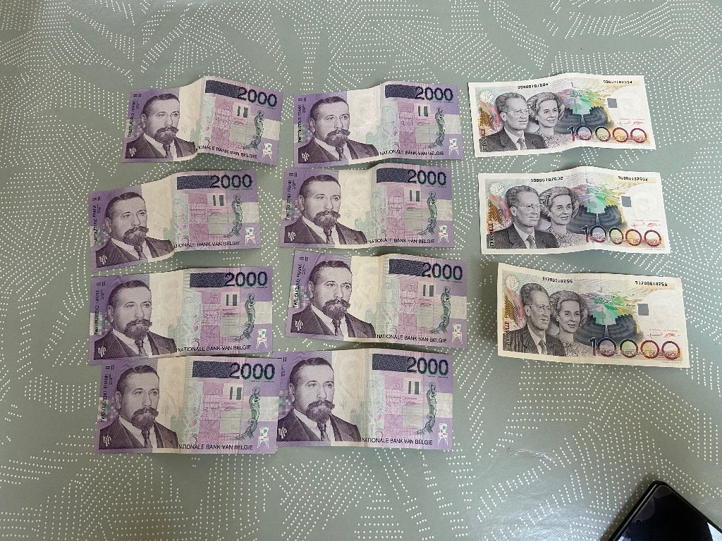 Billets en francs Belges, Timbres & Monnaies, Monnaies & Billets de banque | Collections, Monnaies et Billets de banque, Enlèvement