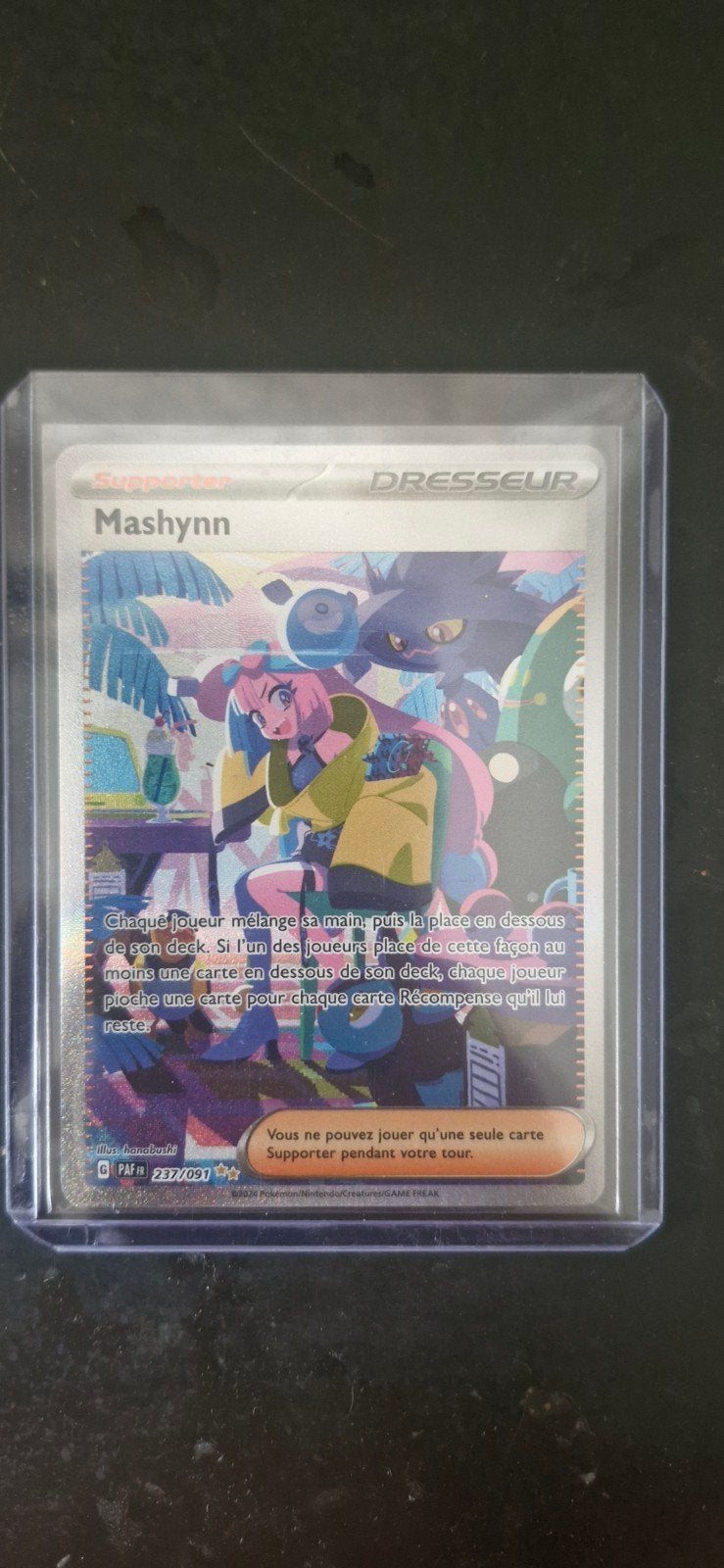 Carte dresseur mashynn 237/091, Enlèvement ou Envoi