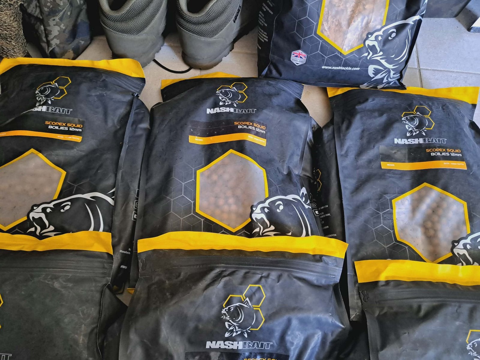 Vismateriaal nash scopex squid boilies te koop, Ophalen, Nieuw