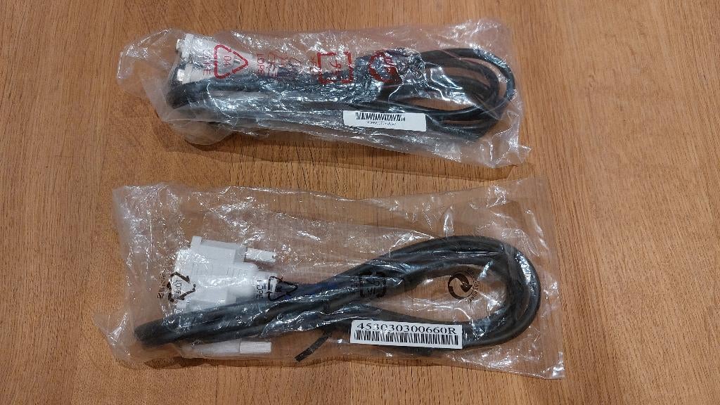 2 câbles M-M DVI (HP 453030300660R), Audio, Tv en Foto, Audiokabels en Televisiekabels, Ophalen, Nieuw, Minder dan 2 meter, Overige kabels