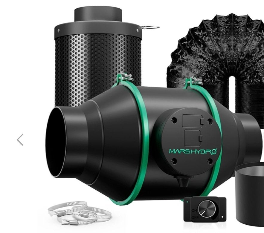 Ventilateur à charbon Mars Hydro iFresh de 4 po (100 mm), Jardin & Terrasse, Produits de culture, Enlèvement, Utilisé, Contrôle de la température