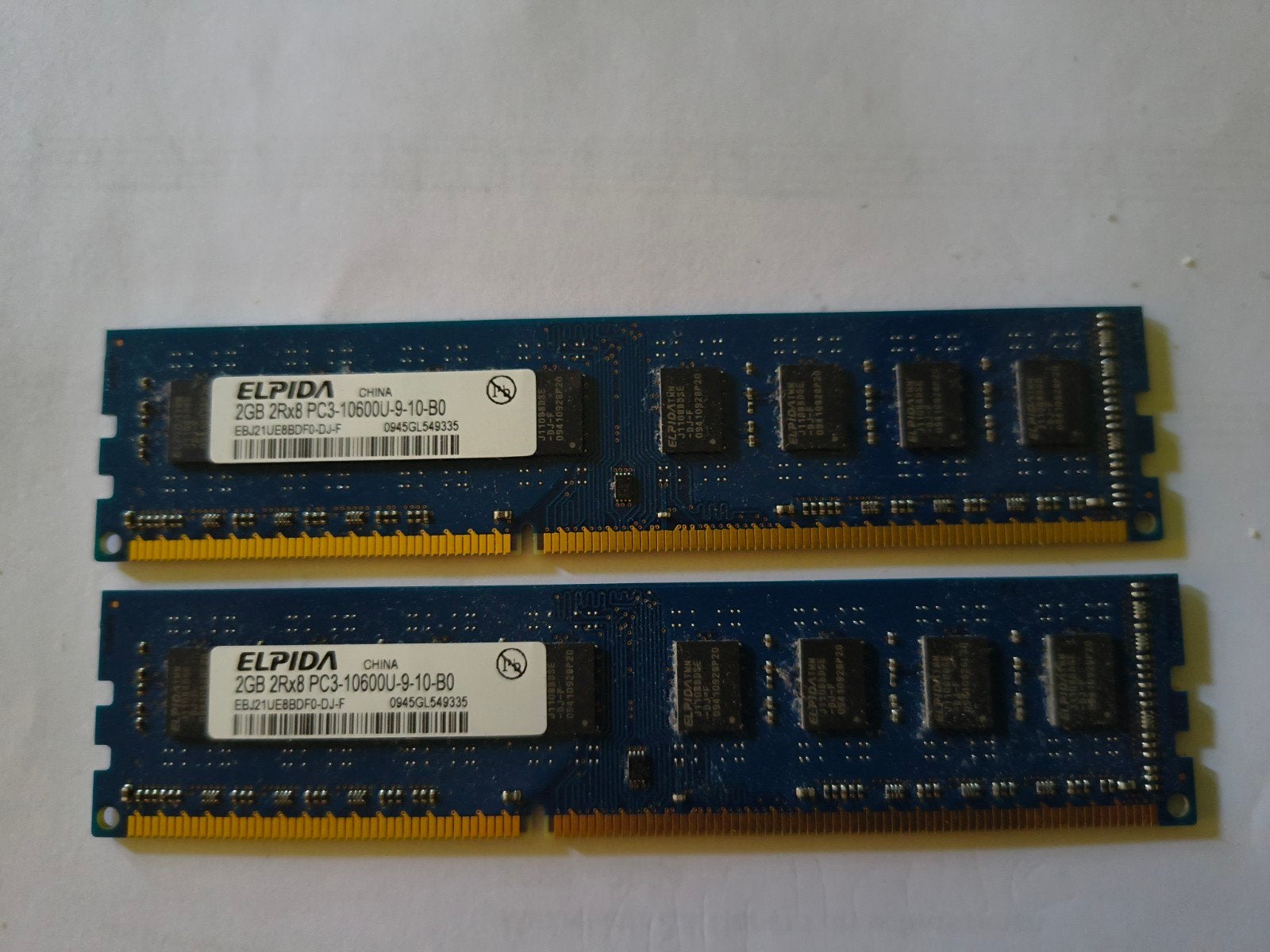 Ram geheugen 2 x 2 GB, Computers en Software, RAM geheugen, Verzenden, 2 GB